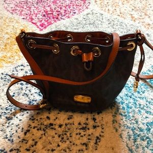 Michael Kors purse outside gently used- inside pen marks - see pic & more used -